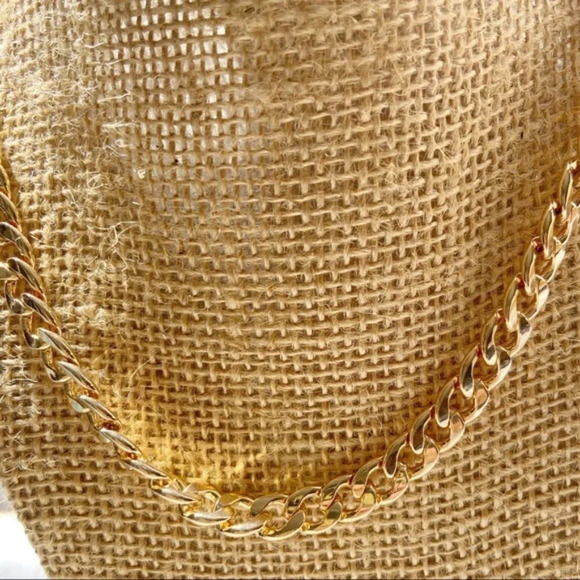 Cuban chain gold necklace - Picture 1 of 8